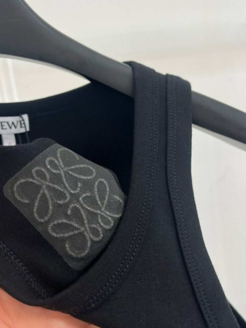 Loewe Black Tank Top featuring Anagram Logo - Picture 6 of 8